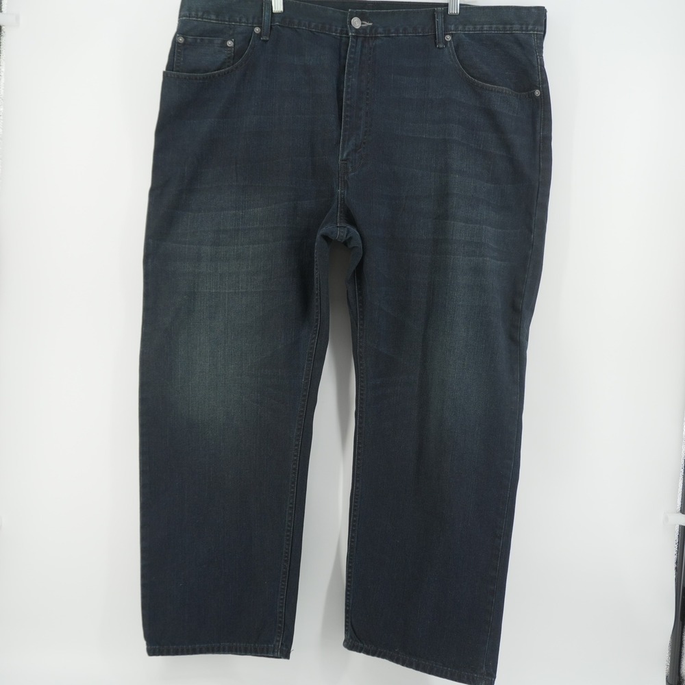 Levi's 559 Relaxed Straight Jeans Mens 46x30 Dark Wash Indigo Cotton Denim